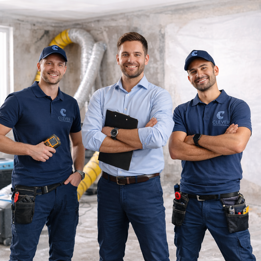 clever wasserschaden ueber uns